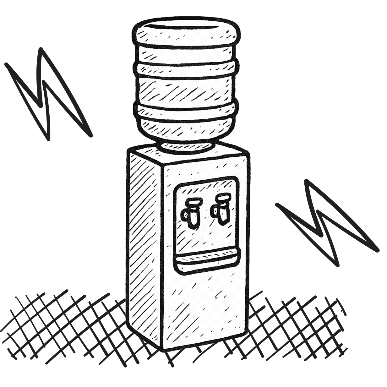 water cooler doodle