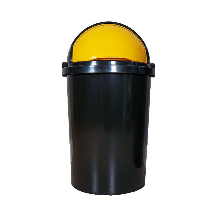 Black Bin with Coloured Lid